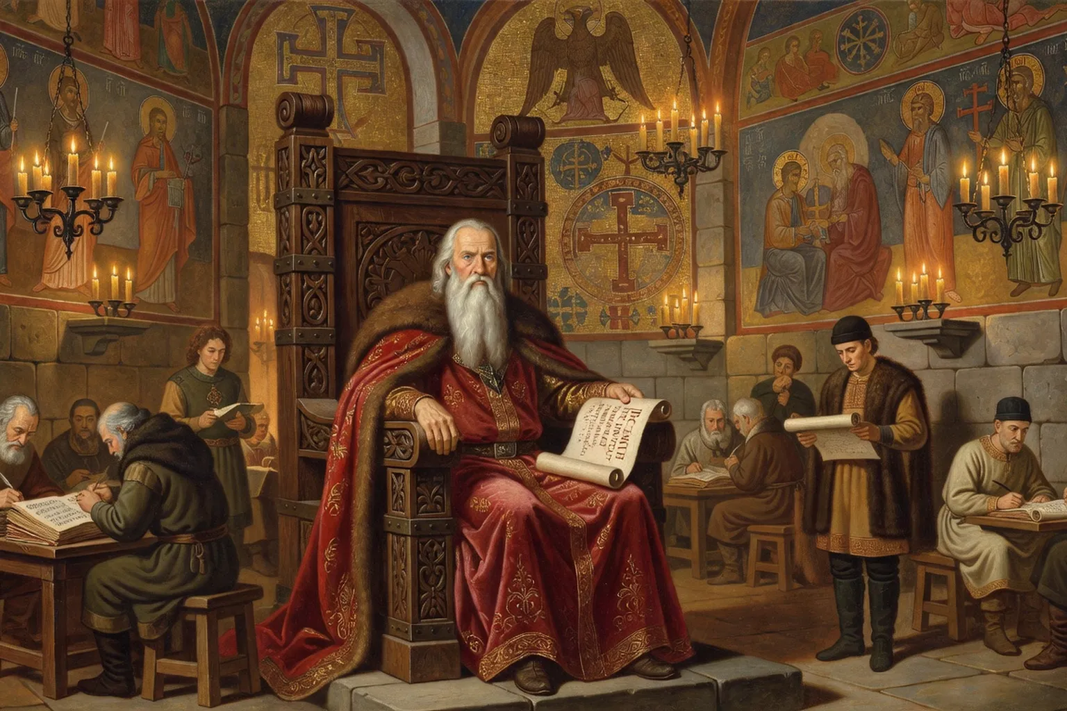 Iaroslav le Sage et la cour de Kiev medievale